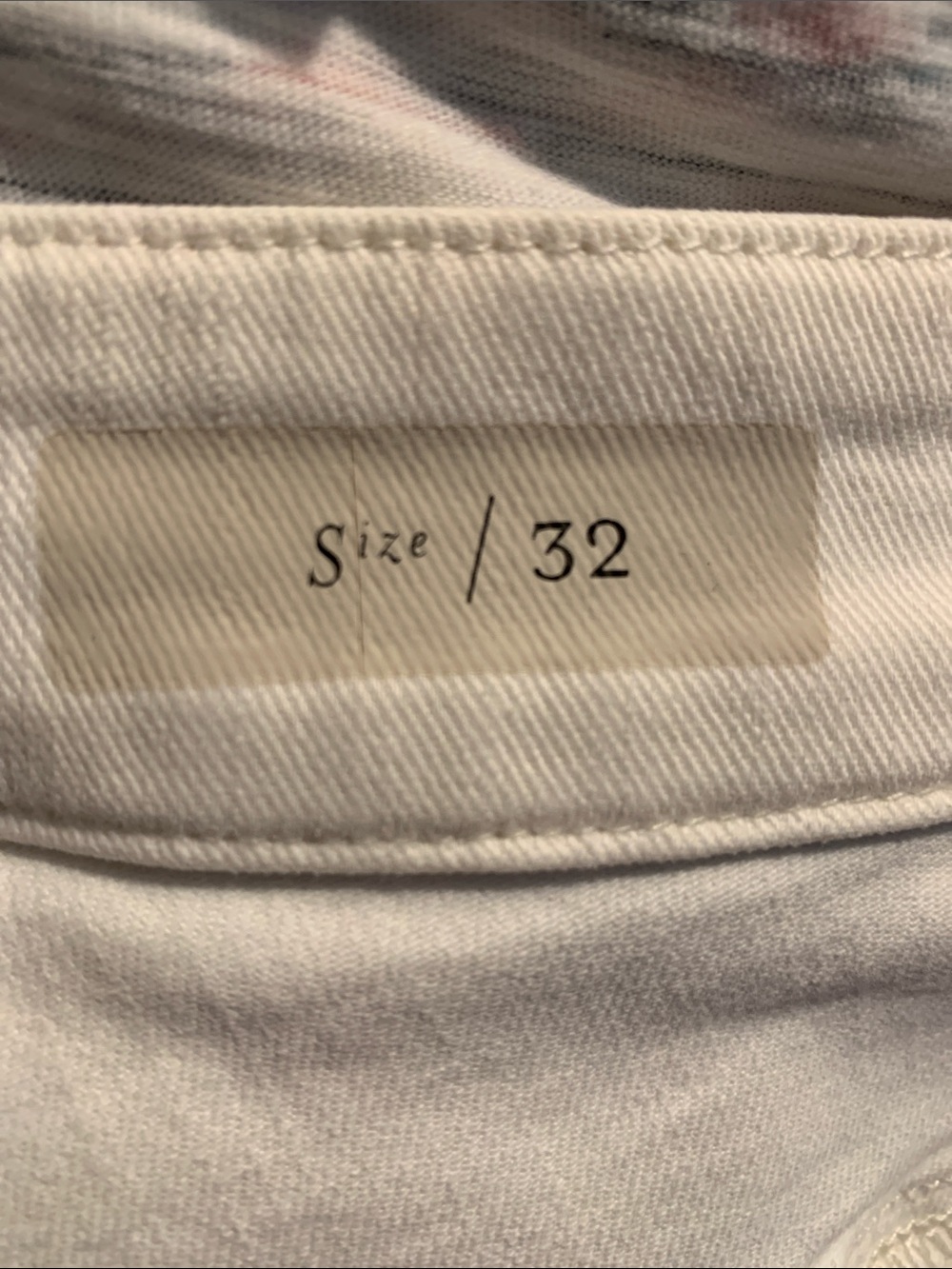 Pilcro and the Letterpress Women’s White Frayed Hem Cotton Drawstring Shorts - Picture 7 of 7